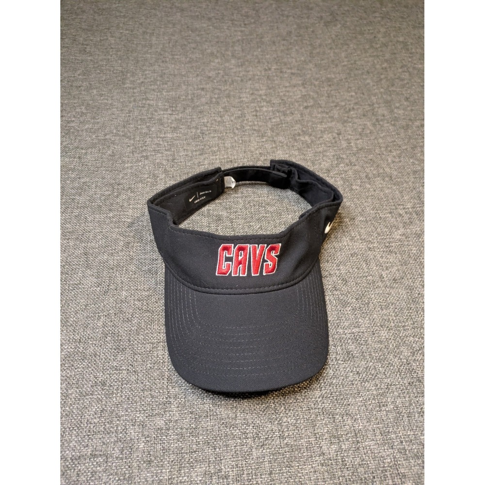 Nike Cleveland Cavaliers NBA Adjustable Visor Hat Black Just Do It Tennis Cap